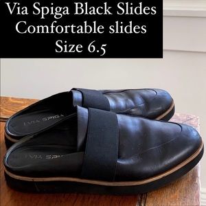 Via Spriga Black Slide